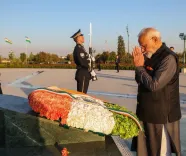 PM Modi lays wreath at Tashkent's Yangi Uzbekistan Park on State Visit