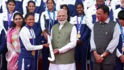 PM Modi meets Asian Games heroes, CM Bhajan Lal shares moment