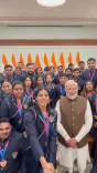 PM Modi Meets CWG 2026 Athletes Returning Home