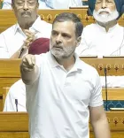 पीएम मोदी ने अपने भाषण में नहीं किया चीन और ट्रंप का जिक्र : राहुल गांधी