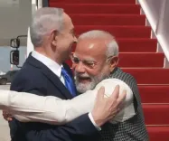 प्रधानमंत्री मोदी का इजरायल दौरा: नेतन्याहू ने किया गर्मजोशी से स्वागत