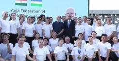 PM Modi joins Yoga Federation session in Tashkent on Uzbekistan visit