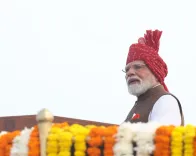 PM Modi shares glimpses from Red Fort ramparts on Independence Day