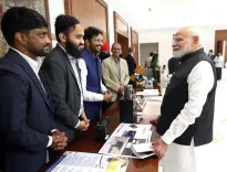 PM Modi urges space startups to serve farms, schools