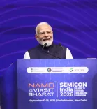 PM Modi launches SEMICON India 2026, flags $13.5 bn semiconductor mission phase 2