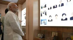 PM Modi visits Mahatma Gandhi Centre at Tashkent University