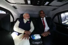 PM Modi Visits Seychelles National Botanical Garden with President Herminie