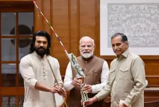 Did PM Narendra Modi Honor Ram Charan for Promoting Archery?