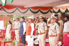 How Did MP CM Honor Police Heroes on Commemoration Day?