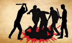 Why was a policeman attacked during a protest over a child's death in Bengal?