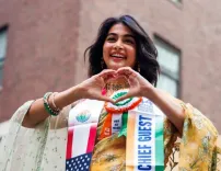 Pooja Hegde honoured as Guest of Honour at NY India Day Parade 2025