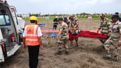 पोरबंदर एयरपोर्ट पर मल्टी-एजेंसी मॉक ड्रिल: सीआईएसएफ, एएआई और पुलिस ने परखी आपदा तैयारी