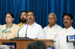 West Bengal BJP Cabinet portfolios: Dilip Ghosh, Agnimitra Paul among 5 ministers allocated roles