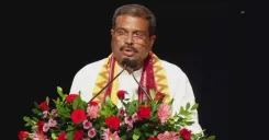Pradhan attends live unveiling of Swami Lakshmanananda book in Bhubaneswar