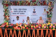 Pradhan honours Padma laureates from western Odisha at Sambalpur event