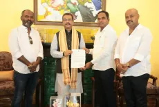 Pradhan Meets BJP's Malkangiri MLA in Courtesy Call