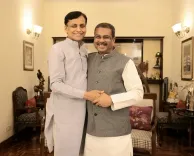 Pradhan Meets Nityanand Rai, Discusses Bihar Education