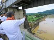 Pradhan Visits Manjore Irrigation Project in Athmallik