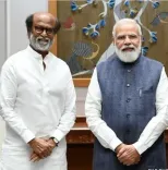 प्रधानमंत्री मोदी ने सिनेमा जगत में 50 साल पूरे करने पर रजनीकांत को दी बधाई
