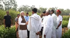 क्या पीएम मोदी ने किसानों के लिए 35,000 करोड़ से अधिक की योजनाओं का शुभारंभ किया?