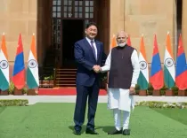 प्रधानमंत्री मोदी से मिले मंगोलियाई राष्ट्रपति खुरेलसुख उखना, कई मुद्दों पर हुई बातचीत