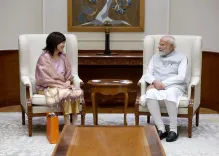 PM मोदी से मिलीं अकी आबे, बोलीं — 'आँसू रोक नहीं पाई'; वाराणसी में बना आबे मेमोरियल कॉरिडोर