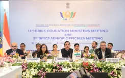 Pralhad Joshi addresses BRICS Education Ministers in Bhubaneswar