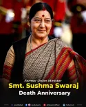 Pralhad Joshi pays tribute to Sushma Swaraj on death anniversary