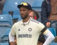 Prasidh Krishna replaced by a concussion substitute after helmet blow in India A match