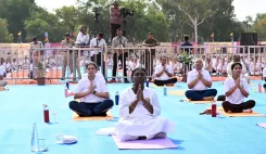 International Yoga Day 2025: President Murmu leads grand event in Jabalpur