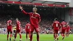 Premier League: Liverpool extend perfect start with derby win over Everton