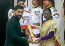 Padma Awards 2026: President Murmu honours 65 at Rashtrapati Bhawan