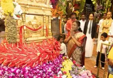 President Droupadi Murmu reaches Tirumala to offer prayers at Sri Venkateswara Temple