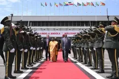 President Murmu departs for Botswana after concluding successful Angola visit