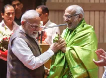 How Did President Murmu and PM Modi Honor Radhakrishnan's Election as VP?