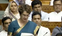 प्रियंका गांधी का लोकसभा में सरकार पर प्रहार: 'छात्रों पर पेलेट गन किसके आदेश पर चली?'