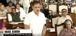 Rahul Gandhi calls voter deletion 'assault on soul of nation' at INDIA bloc mock Parliament
