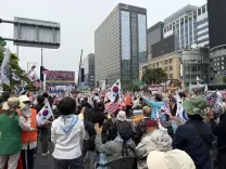 Seoul protest: 500 rally outside US Embassy over South Korea sovereignty row