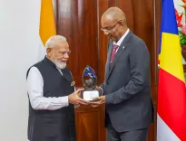 PM Modi receives Seychelles' 'Guardian of the Blue Horizon' award, Shah hails global honour