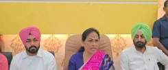 क्या केंद्रीय मंत्री शोभा करंदलाजे ने गुरदासपुर के बाढ़ प्रभावित क्षेत्रों का दौरा किया और करतारपुर कॉरिडोर की मरम्मत का वादा किया?
