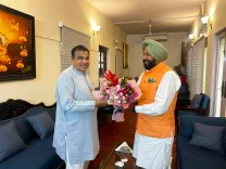 Punjab BJP chief Kewal Singh Dhillon meets Nitin Gadkari, pushes for highway projects
