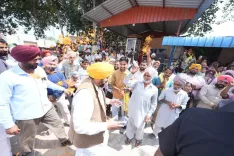 Bhagwant Mann launches AAP door-to-door campaign in Dhuri, pitches 'Mann Da Munafa'