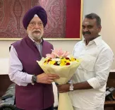 Puri nominated as BJP's Rajya Sabha candidate from Madhya Pradesh