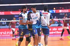How Did Kochi Blue Spikers Triumph in the Kerala Derby Against Calicut Heroes?