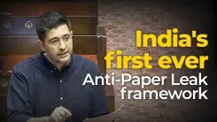 Raghav Chadha backs anti-paper-leak law with stiff jail, fine