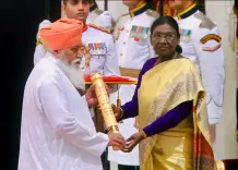 Raghav Chadha Congratulates Padma Shri Awardee Sant Niranjan Dass
