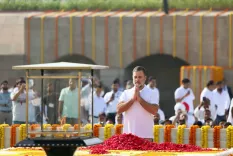 Rahul Gandhi pays tribute to Gandhi Jayanti 2026
