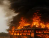 What Happened When a Sleeper Bus Struck a High-Tension Line in Rajasthan?