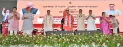 Rajasthan CM Bhajanlal launches ₹3,500 crore projects, flags off 71 PM e-buses