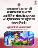 Rajasthan CM sets $350 bn by 2030, $4.3 tn by 2047 economy target